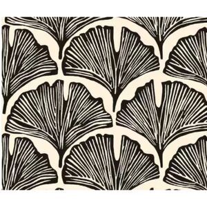 Tempaper Novogratz Black Feather Palm Peel & Stick Wallpaper, 20.5" x 16.5'